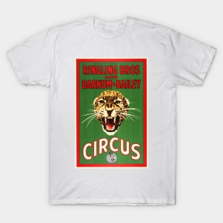 Ringling Bros And Barnum & Bailey CIRCUS Greatest Show On Earth Lithograph Poster T-Shirt